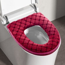 Coussin de siège de toilette moelleux, ultra-doux et épais, lavable, idéal pour l'hiver