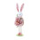 Easter standing rabbit decor fabric floral tabletop 1