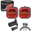LED Trailer Light Kit Square Dynamic Brake Indicator 2PC 1