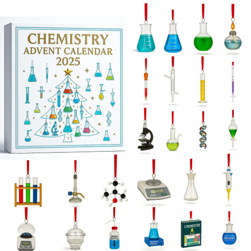 Calendrier de l'Avent de chimie : 24 expériences