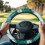 Lenkradbezug für Golfwagen mit Marmormuster (universell) 1
