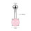 Acrylic Belly Button Rings Banana Barbell 6 Pcs 3