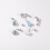 Acrylic Belly Button Rings Banana Barbell 6 Pcs 5