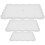 White Silicone Epoxy Resin Molding Trays 3 pcs 1