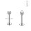 Crystal Lip Labret Studs Set 12 Pieces 3