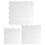 White Silicone Epoxy Resin Molding Trays 3 pcs 4