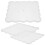 White Silicone Epoxy Resin Molding Trays 3 pcs 5