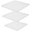 White Silicone Epoxy Resin Molding Trays 3 pcs 7