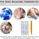 Kit de Meias de Reflexologia Acusocks com Mapa e Ferramenta de Massagem 6