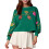 Damen-Weihnachts-Glocken-Sweatshirt aus Polyester, lang 2