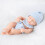 7英寸重生婴儿娃娃 带奶嘴围嘴 1