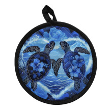 Ensemble gant de cuisine et manique Turtle Flower (1 pièce)