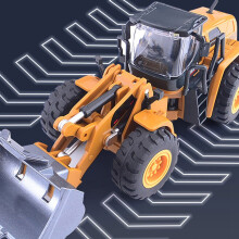 Push & Go Excavator Dump Truck 1:50 Scale