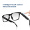 Bluetooth Audio Smart Glasses with Blue Light Blocking and 2