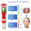 4-In-1 Digital PH Meter with PH/TDS/EC/Temp Function for Hydroponics,For Nutrients Growing, Indoor Garden,Brewing, Pool, 5