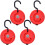 4x COB LED Leuchte Magnet + Haken 2