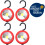 4x COB LED Leuchte Magnet + Haken 4