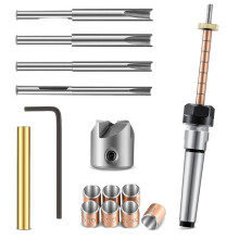 8Pcs Pen Turning Mandrel, Wood Turning PenBarrel Kits, 7mm Drill Bit and Pen Mandrel for Wood Lathe