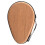 Étui pour raquette de tennis de table, boîtier-Grain de bois 1