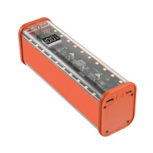 DIY Power Sources Case for 18650 Batteries 8Slot-Orange color