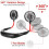 Ventilateur de cou portable rechargeable par USB, 3 vitesses, mains libres 3