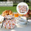 Couvre-théière Highland Cow Flower avec élastique et 2