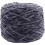 Mørkegrått Chenille fløyelsgarn tykt 250g 1