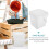 White PP Paint Bucket with Lid and Handle 7.5 L 6