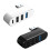 180 Degree Rotatable 4 Port USB 3.0 Hub USB Rotating Hub-White 6