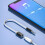 Type C to 3.5mm plug Converter Earphone Adapter Cable-Silver 9
