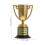 Coppe trofeo dorate in plastica, 6 pezzi 2
