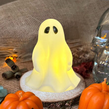 Ghost LED nočné svetlo teplé svetlo pre bytové dekorácie