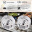 Bouton de commande de cuisinière à gaz, Compatible avec-4 pièces 5