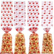 Sacchetti regalo per caramelle TETOU, in cellophane trasparente, con laccetto, 100 pezzi