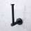 Toiletpapirholder i rustfrit stål, sort, 304-grade 3