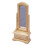 Miroir de coiffeuse pour maison de poupée 1:12, en bois avec tiroirs 2