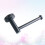 Toiletpapirholder i rustfrit stål, sort, 304-grade 7