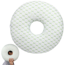 Coussin de piercing d'oreille en forme de O pour les personnes dormant sur le côté (1 pièce)