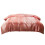 Roze dekbedovertrek 68x90 inch, premium polyester satijn 1