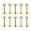 Läpp Labret Rings Set Zircon 10 Delar 1