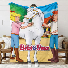 Bibi en Tina plaid voor fans 40"x50"