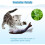 Flopping Fish kattleksaker med silvervin och kattmynta 2-pack 3