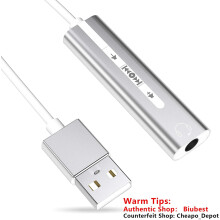 USB-geluidskaart, externe audioadapter, 3,5 mm stereo voor