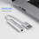 USB-lydkort ekstern lydadapter 3,5 mm stereo til 5