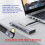 Cábla USB-C go USB-C USB4 40Gbps100W8K13cm 7