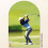Support de tees de golf en caoutchouc antidérapant, pour-60mm 3