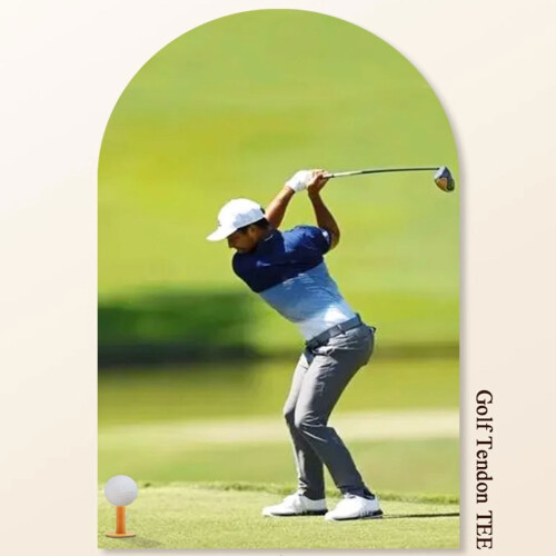 Support de tees de golf en caoutchouc antidérapant, pour-60mm 2