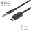 USB-C naar 3,5 mm audiokabel zwart 1
