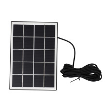 Painel solar monocristalino de 10 W e 5 V com classificação IP65 à prova de intempéries para