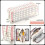 Astuccio per matite multistrato in stile giapponese e coreano. 1
